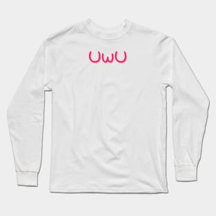 uwu text Long Sleeve T-Shirt